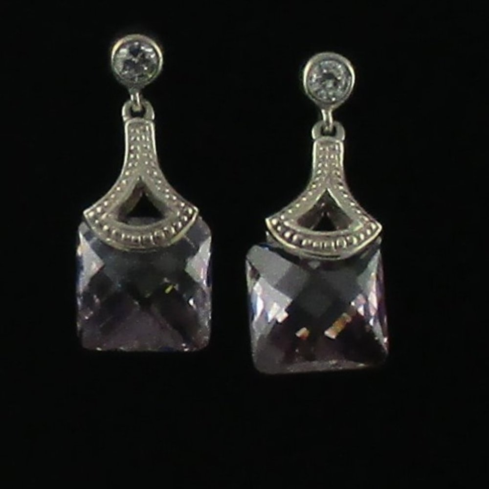 Patti LaBelle Sterling Lavender Earrings